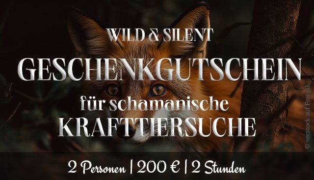 Geschenkgutschein für Krafttiersiuche 2 Personen
