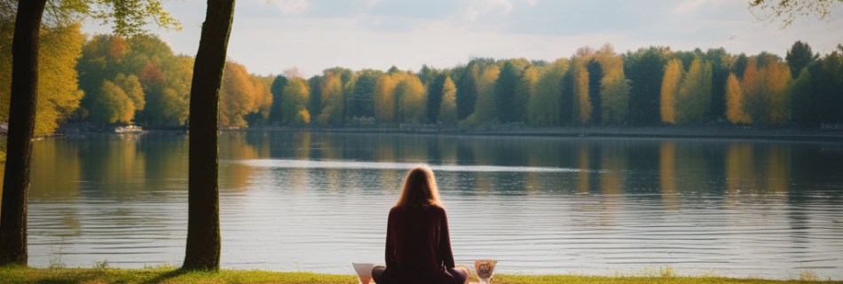 Achtsamkeitstherapie am See